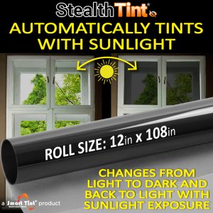 Transition Window Tint 12-in x 108-in Smart Glass Kit